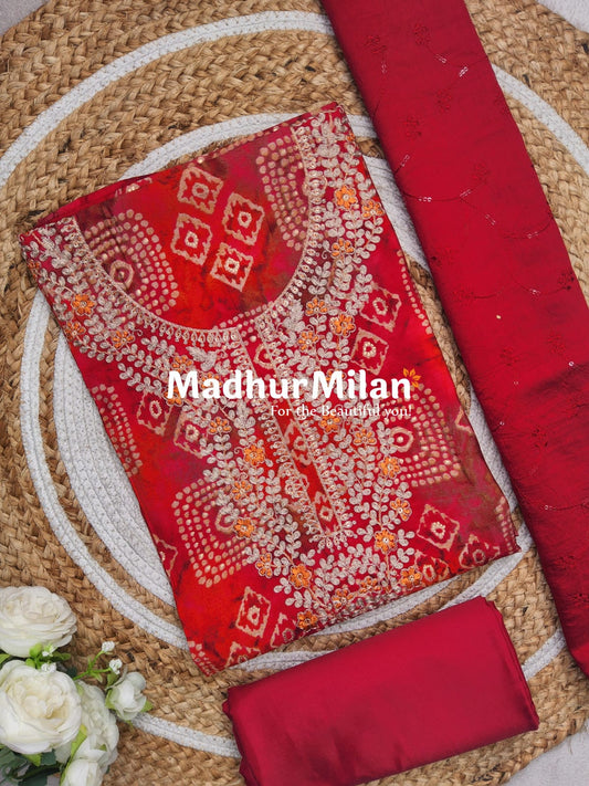 INIRA FLORAL PRINTS SALWAR SUIT PINK