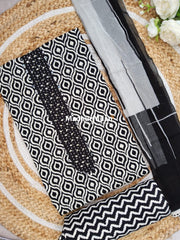 BLACK BEAUTY COTTON UNSTITCHED SALWAR SUIT