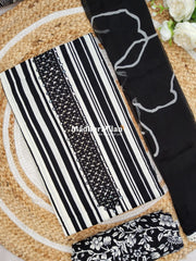 BLACK BEAUTY COTTON UNSTITCHED SALWAR SUIT