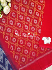 POCHAMPALLY SILK COTTON SAREE VIOLET