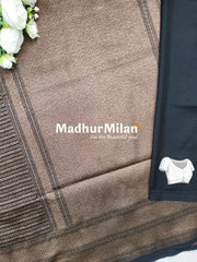 BANARASI ZARI WOVEN SAREE BLACK