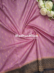 BANARASI COTTON LOOMS LIGHT ONION GREY