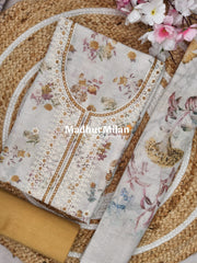 ARTHEN UNSTITCHED SALWAR SUIT GOLD