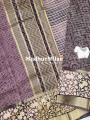 MODAL SILK SAREE PRINTED FOSSIL