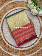 SHANTALA TISSUE SILK SAREE DUSTY RAMA PINK