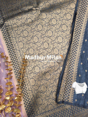 BANARASI COTTON LOOMS LIGHT ONION GREY