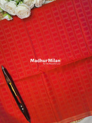 JAAL BODY PIPPING BORDER SOFT SILK SAREE PEACH YELLOW