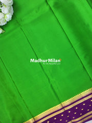 BENTEX BUTTA BORDER PURE CREPE SILK SAREE PARROT MEGENTA