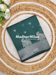 KOVAI SILK COTTON SAREE GREEN