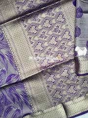 DHARINI BRASSO SAREE PURPLE