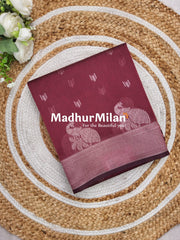 KOVAI SILK COTTON SAREE ONION PINK