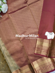 MULTY STRIPES BUTTI BORDER SAREE BEIGE GOLD DUSTY PINK