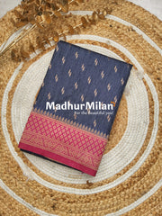 BANARASI COTTON LOOMS DUSTY GREY PINK