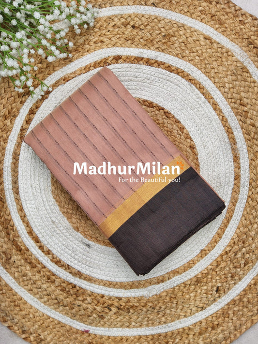 KOVAI SILK COTTON SAREE DUSTY ROSE