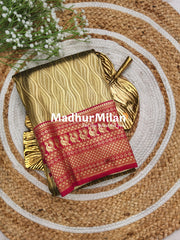 KALANJALI TISSUE SILK SAREE DUSTY BROWN PINK