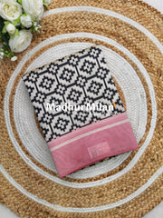 CHARCOAL BEAUTY SAREE RED BLACK