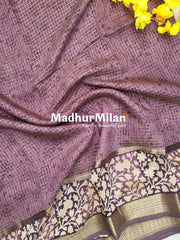 MODAL SILK SAREE PRINTED FOSSIL