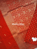 TULSI MALAI SILK SAREE RED