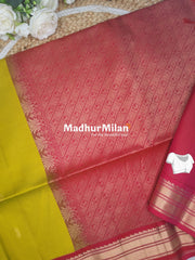 UPPADA SOFT SILK SAREE OLD GOLD PINK