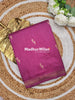 TULSI MALAI SILK SAREE ONION PINK
