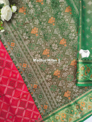 PATOLA SOFT SILK SAREE PINK