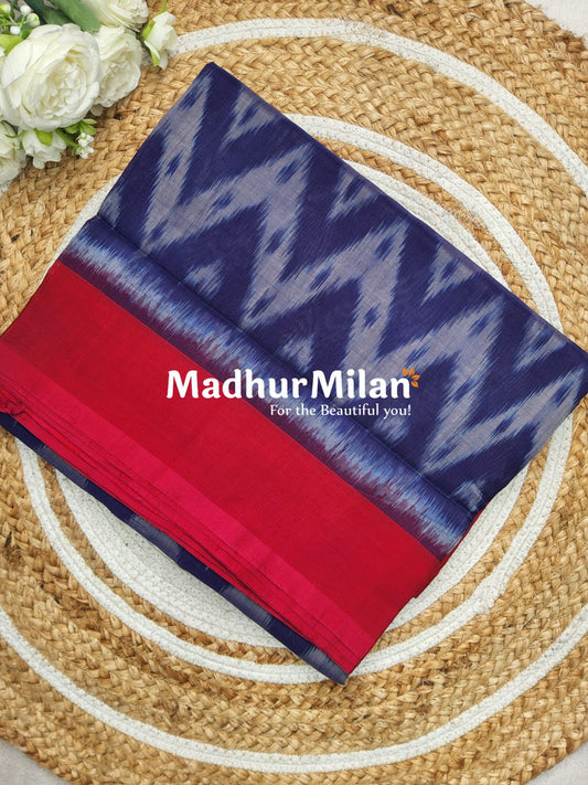 POCHAMPALLY SILK COTTON SAREE VIOLET
