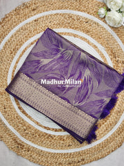 DHARINI BRASSO SAREE PURPLE