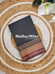 CHETTINAD COTTON SAREE DUSTY GREEN ONION