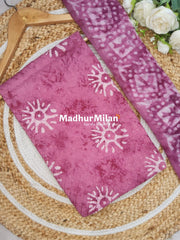 BATIC SEQUENCE WORK UNSTITCHED SALWAR SUIT PINK