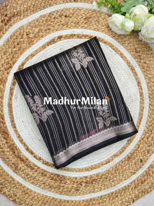 KOVAI SILK COTTON SAREE BLACK