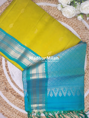 UPPADA SOFT SILK SAREE OLD GOLD RAMA