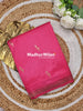 TULSI MALAI SILK SAREE PINK