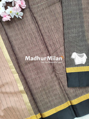 KOVAI SILK COTTON SAREE DUSTY ROSE