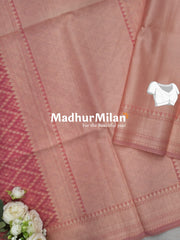 KORA COTTON SAREE PINK