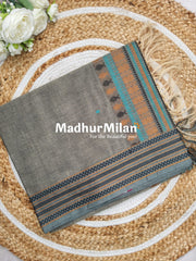 SUTI WEAVING COTTON SAREE GREY