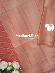 KORA COTTON SAREE PEACH