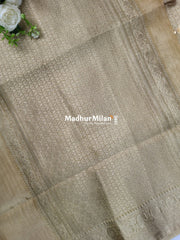 BANARASI TISSUE ORGANZA SAREE GOLD