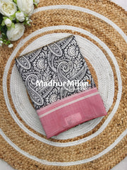 CHARCOAL BEAUTY SAREE RED BLACK