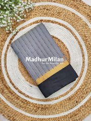 KOVAI SILK COTTON SAREE DUSTY GREY