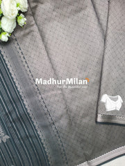 KOVAI SILK COTTON SAREE GREY
