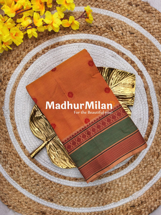 CHETTINAD COTTON SAREE GOLDEN