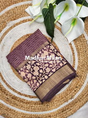 MODAL SILK SAREE PRINTED FOSSIL