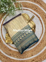 KALANJALI TISSUE SILK SAREE DUSTY PURPLE RAMA