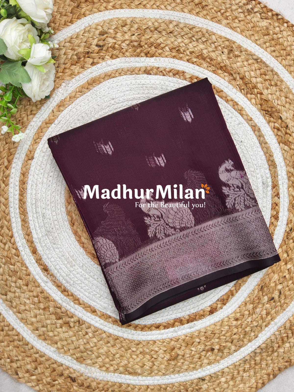KOVAI SILK COTTON SAREE WINE