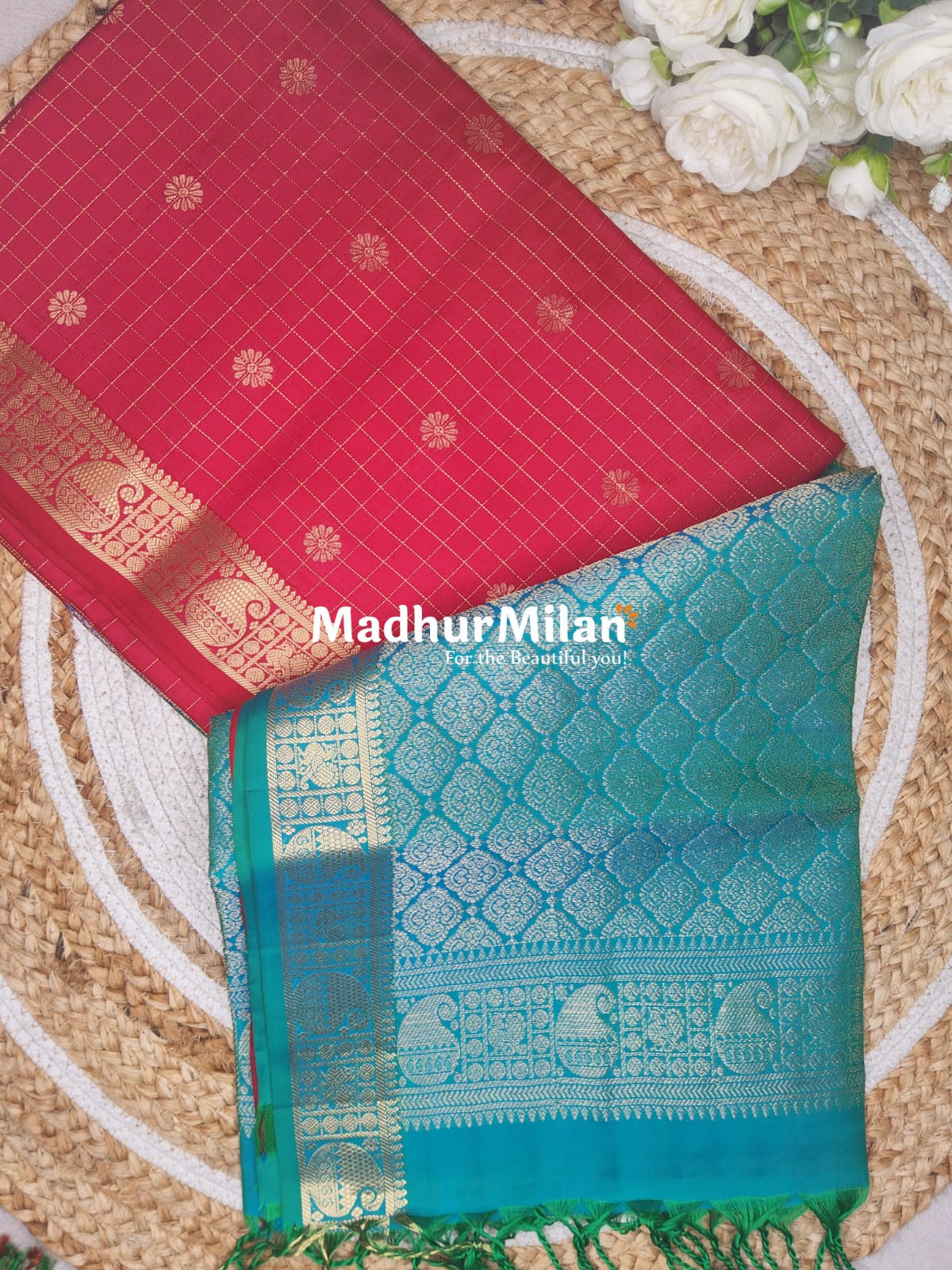 UPPADA SOFT SILK SAREE MAROON RAMA