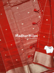 DISPUR SILK SAREE RED