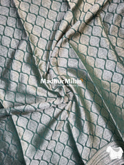 MYSHA BANARASI CREPE SILK SAREE GREEN