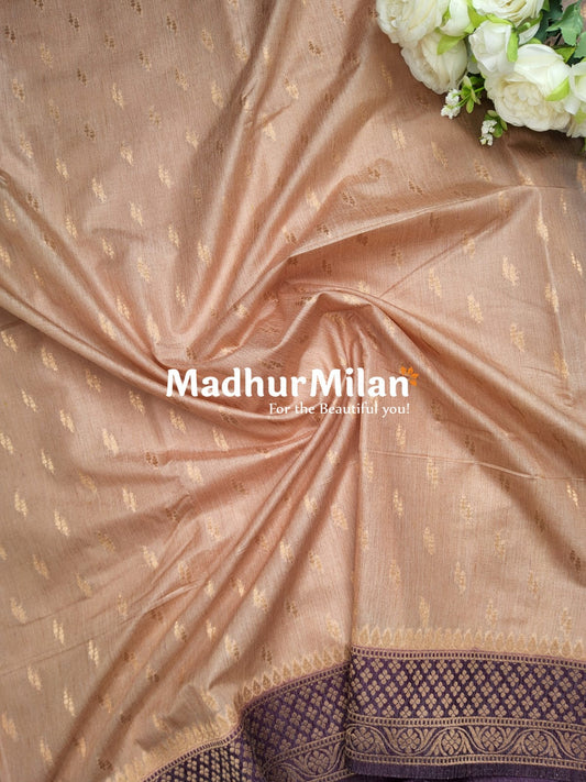 BANARASI COTTON LOOMS ECRU IRON