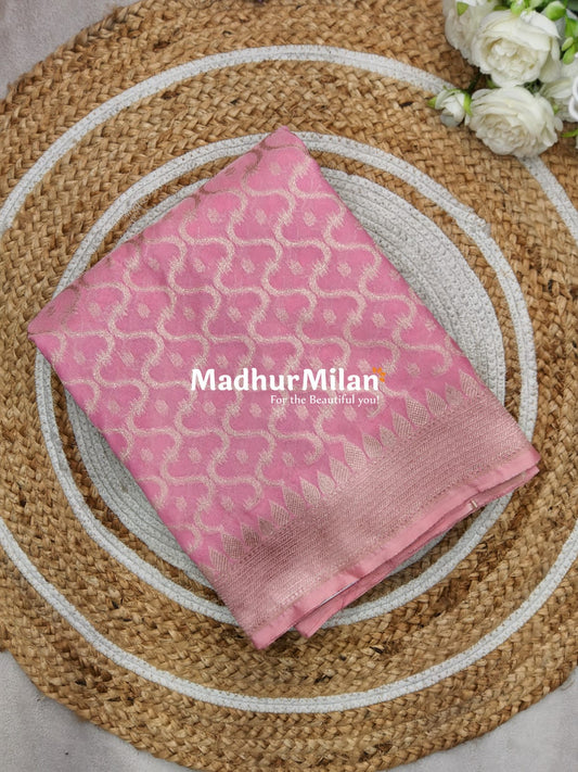 CHARVI BANARASI CREPE SILK SAREE THULIAN