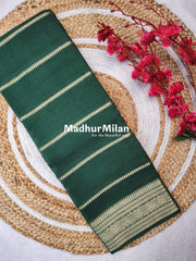 MYSHA BANARASI CREPE SILK SAREE GREEN